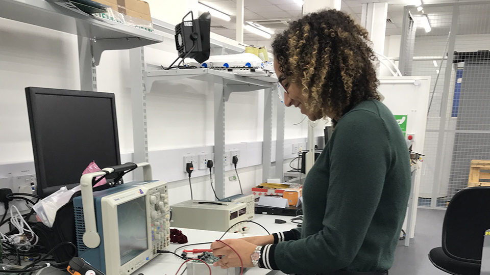 Electrical and Electronic engineering student Ellis Chappell on placement at Siemens